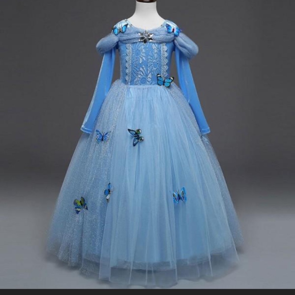 Frozen Elsa Style Dress Size 7-8